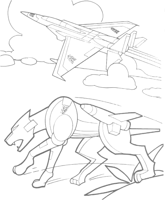 Transformers coloring pages