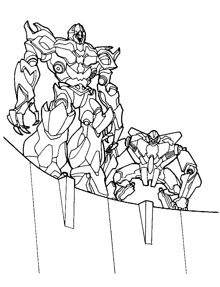 Transformers coloring pages