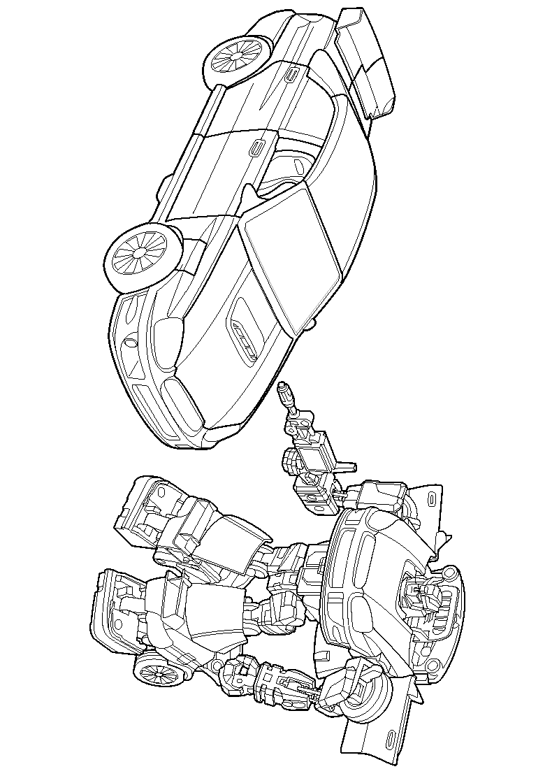 Transformers coloring pages