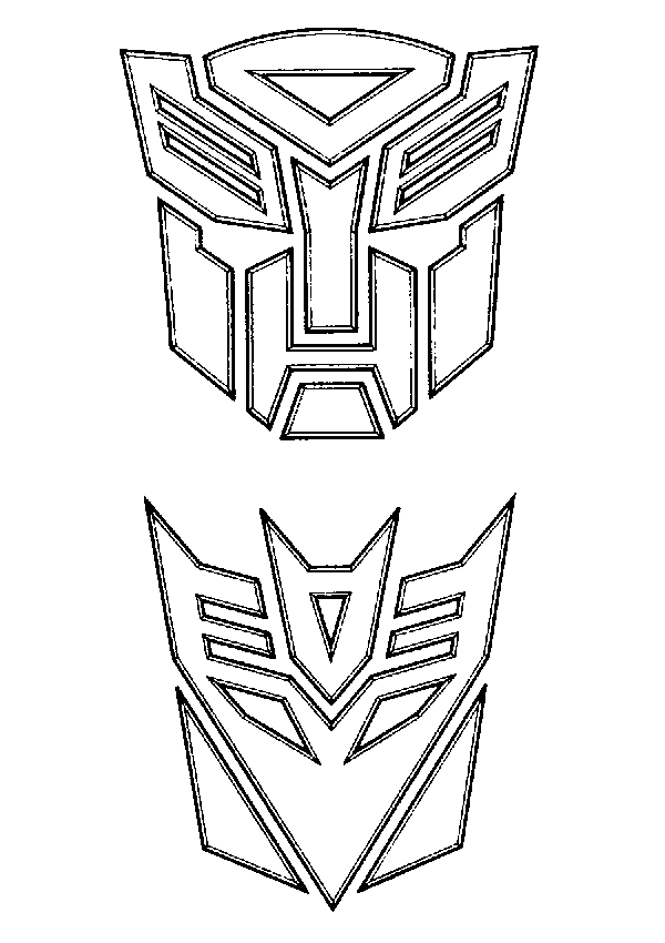 Transformers coloring pages