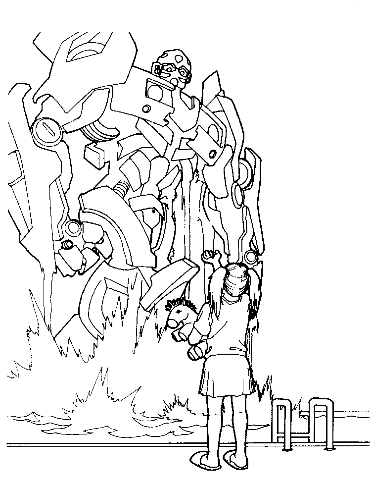 Transformers coloring pages