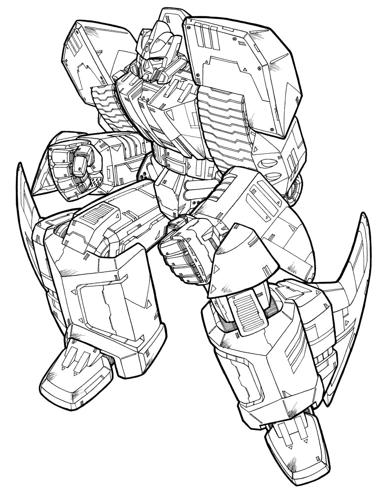 Transformers coloring pages