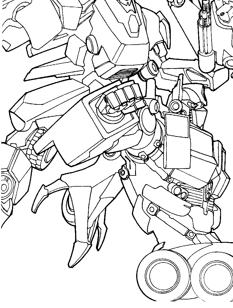 Transformers coloring pages