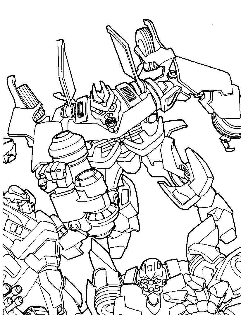 Transformers coloring pages