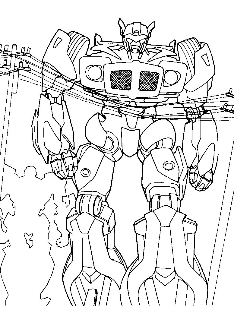 Transformers coloring pages