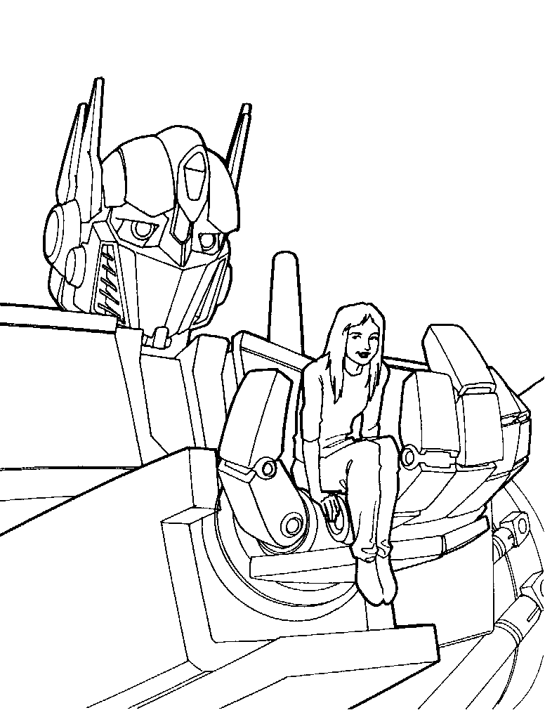 Transformers coloring pages