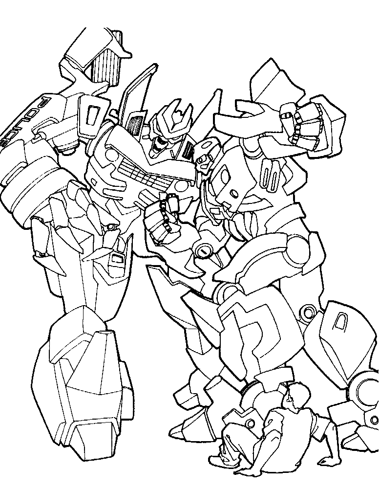 Transformers coloring pages