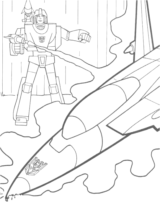 Transformers coloring pages