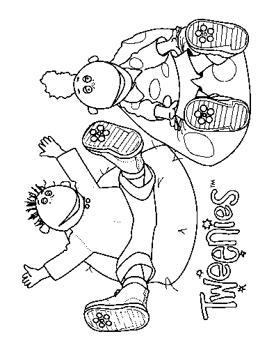 Tweenies coloring pages