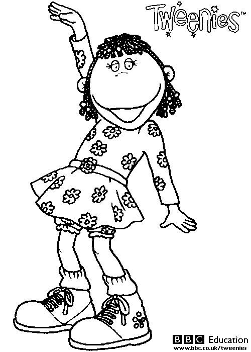 Tweenies coloring pages