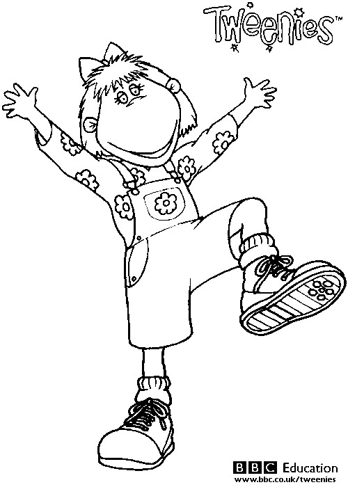 Tweenies coloring pages