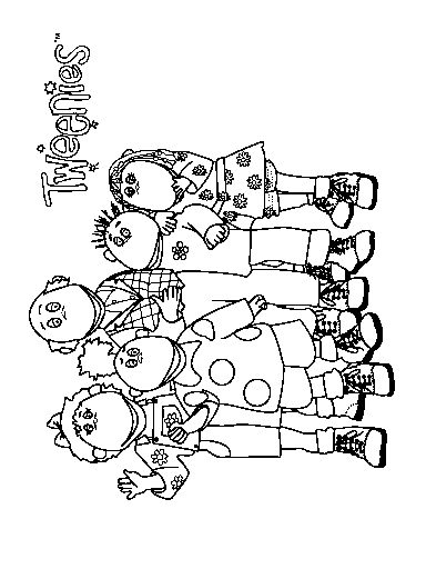 Tweenies coloring pages