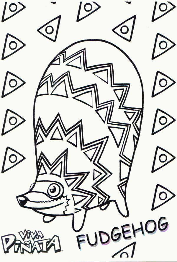 Viva pinata coloring pages