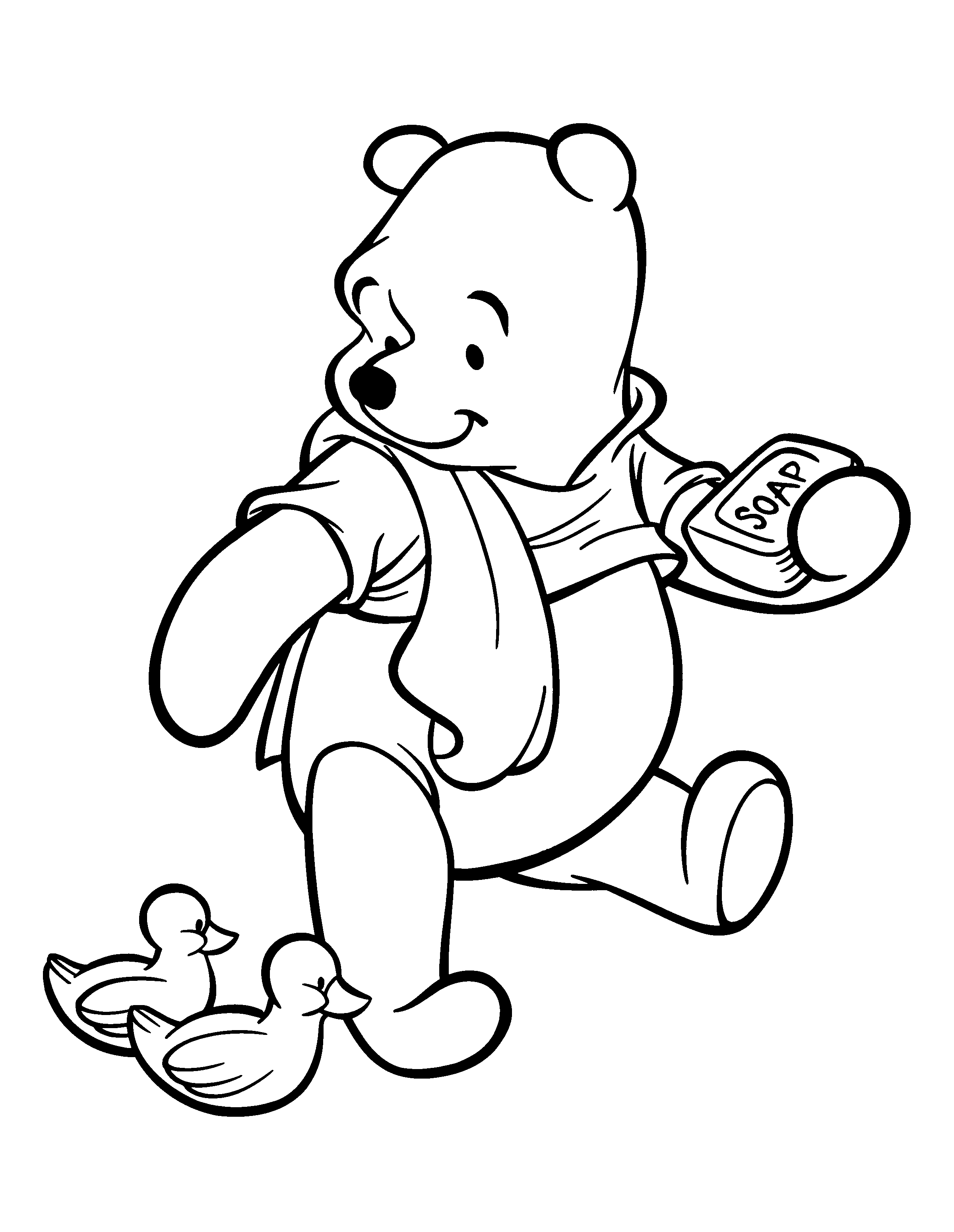 winnie the pooh coloring pages 103