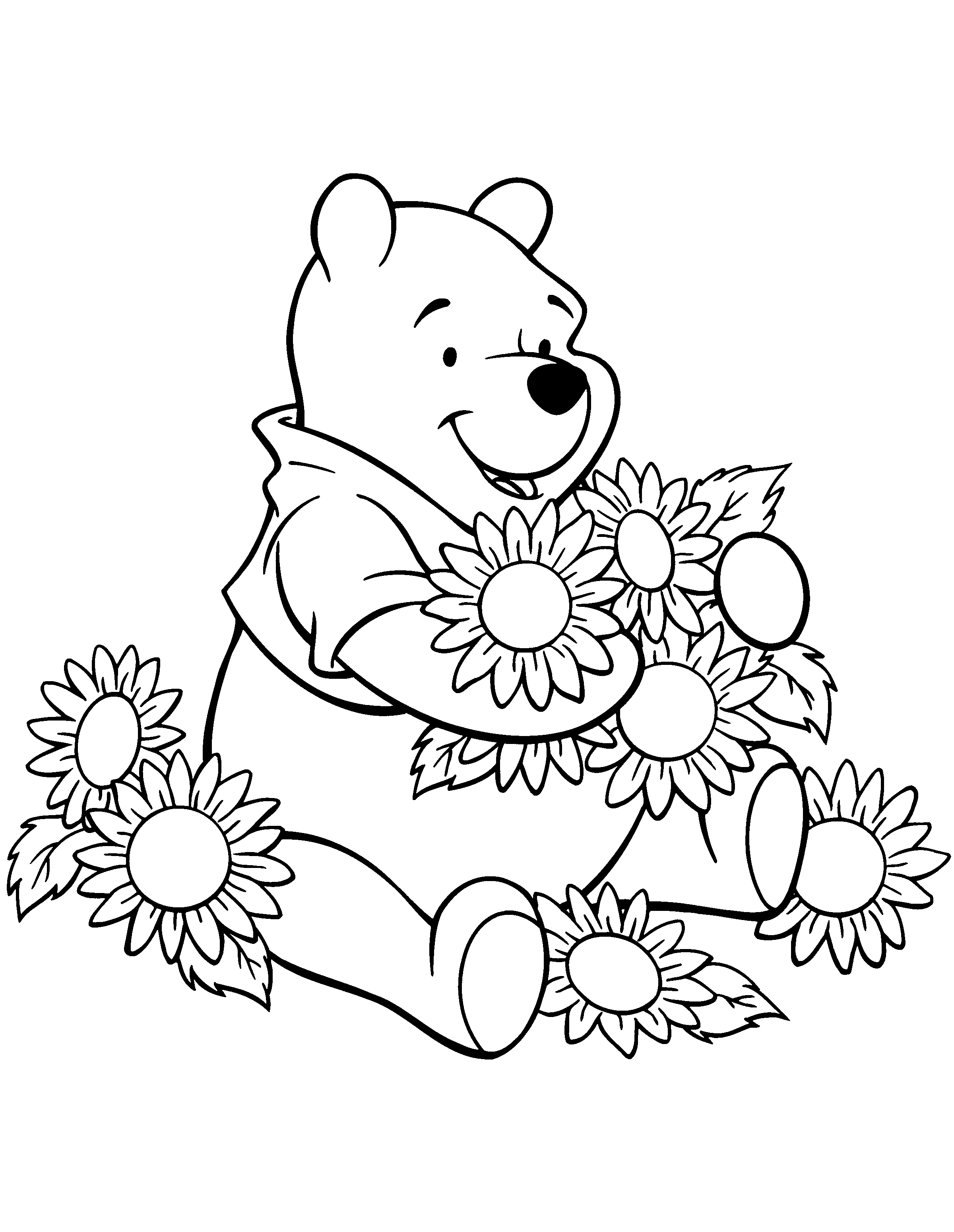 winnie the pooh coloring pages 117