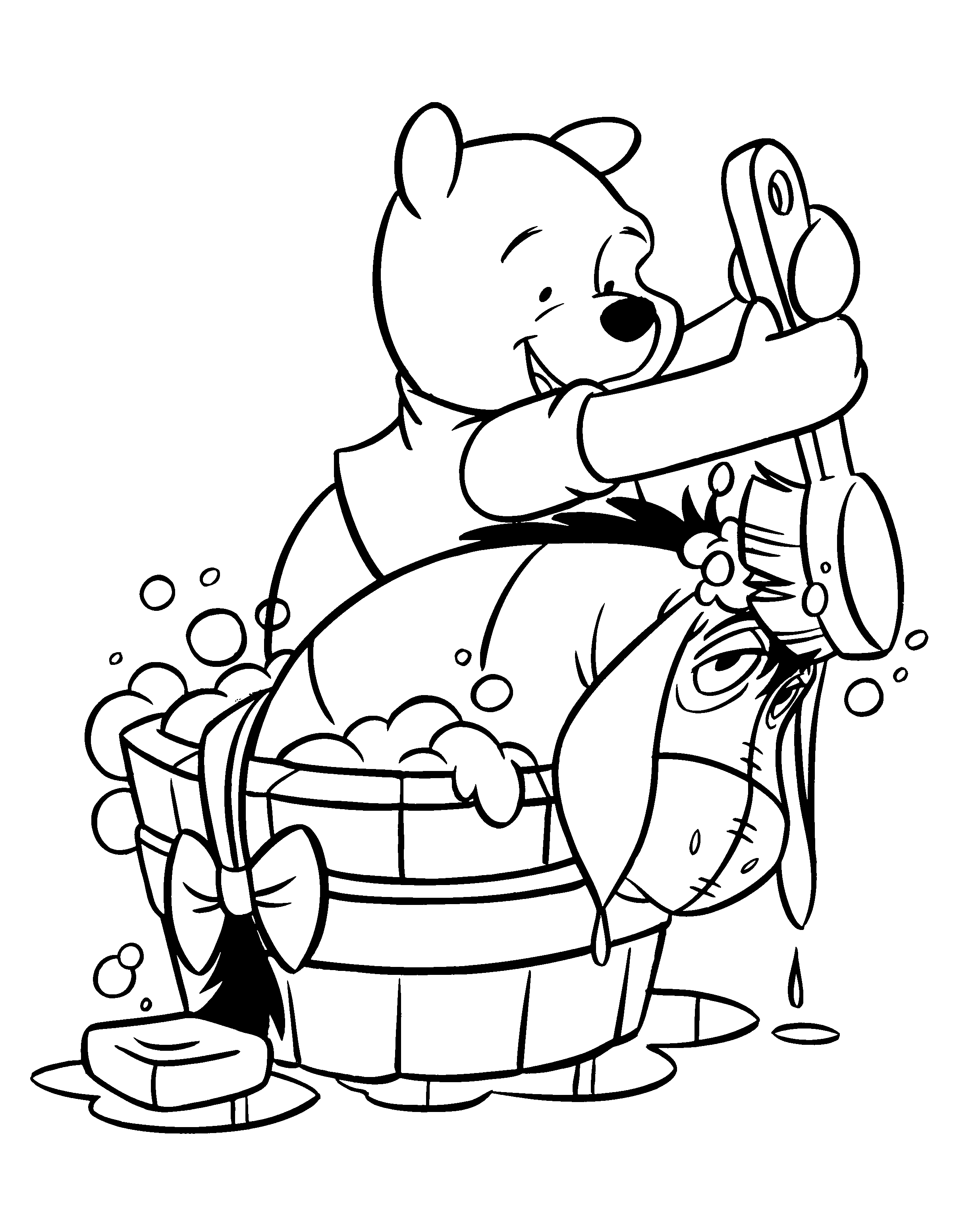 winnie the pooh coloring pages 120