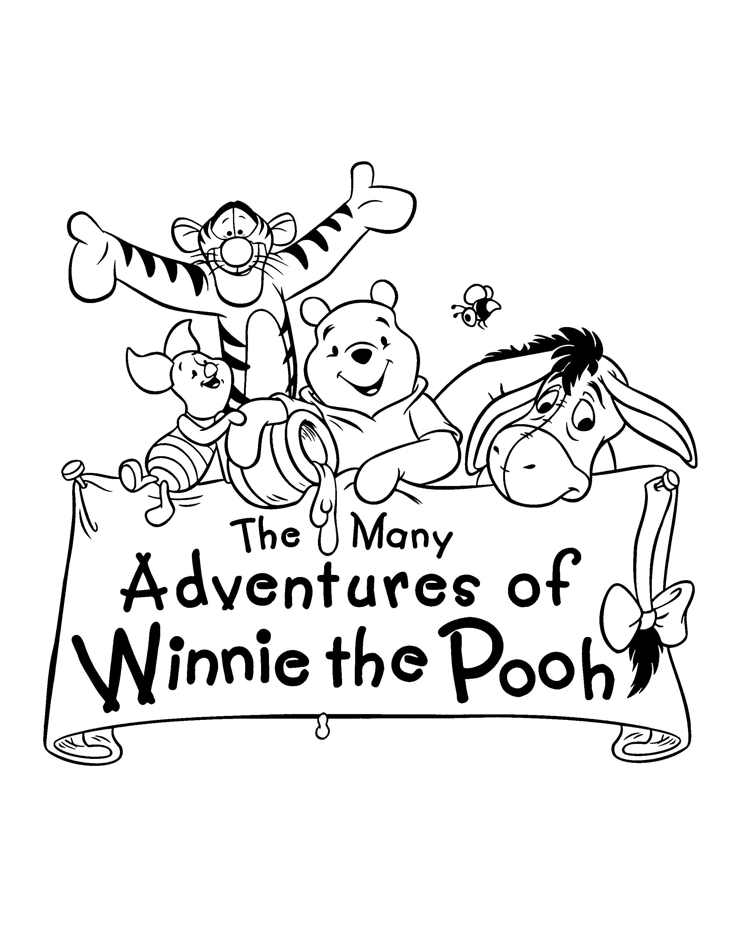 Winnie the pooh coloring pages