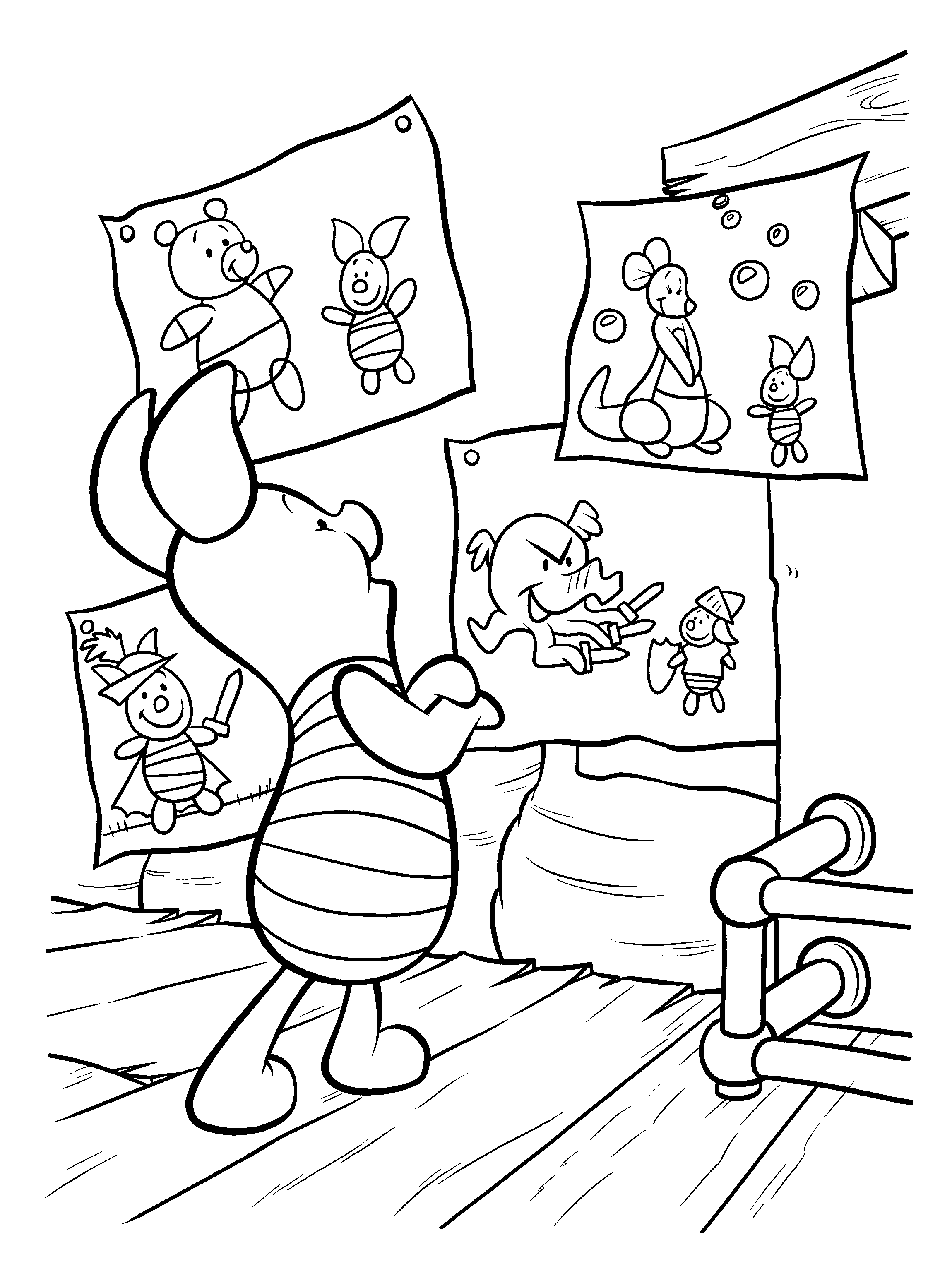 Winnie the pooh coloring pages