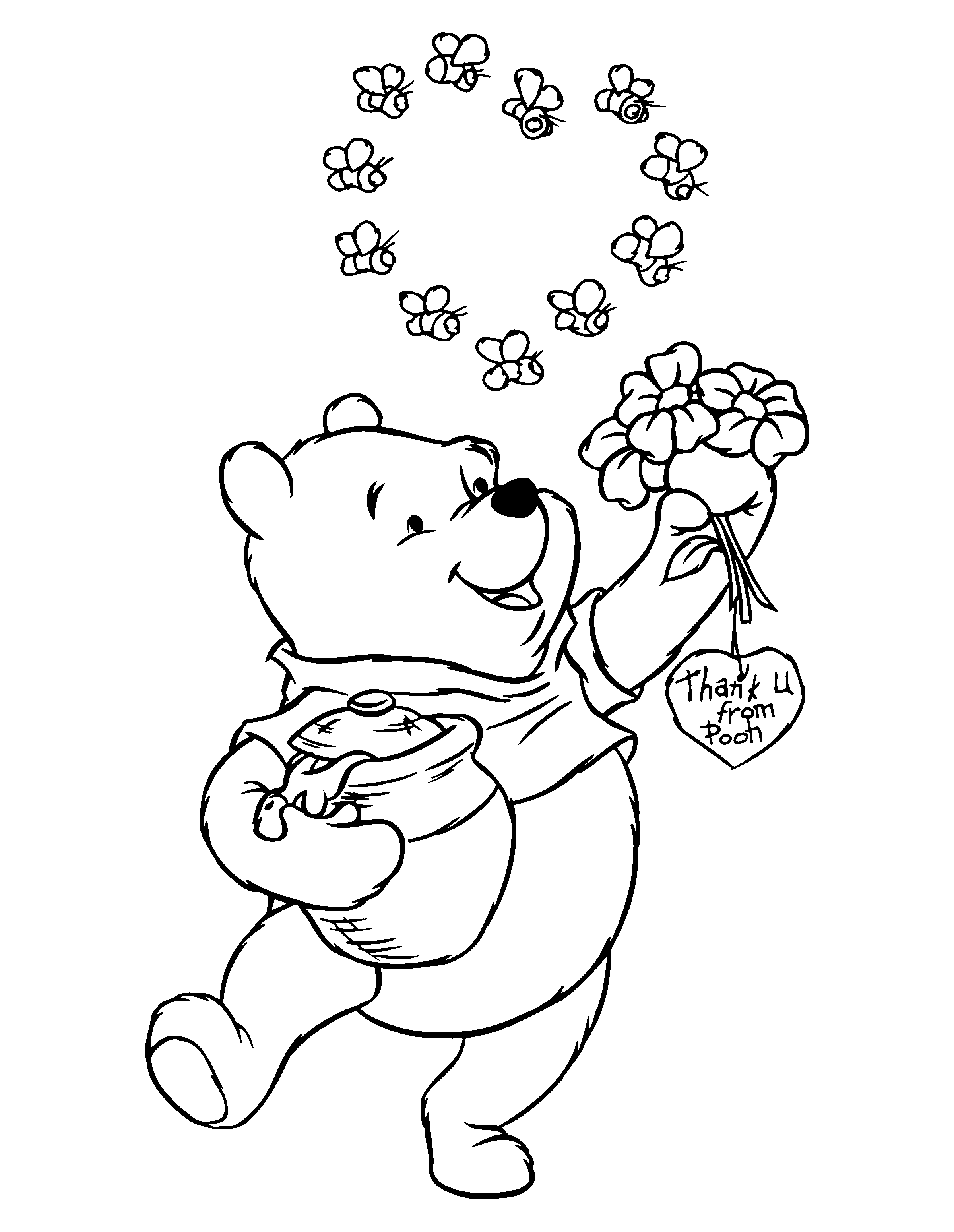 Winnie the pooh coloring pages