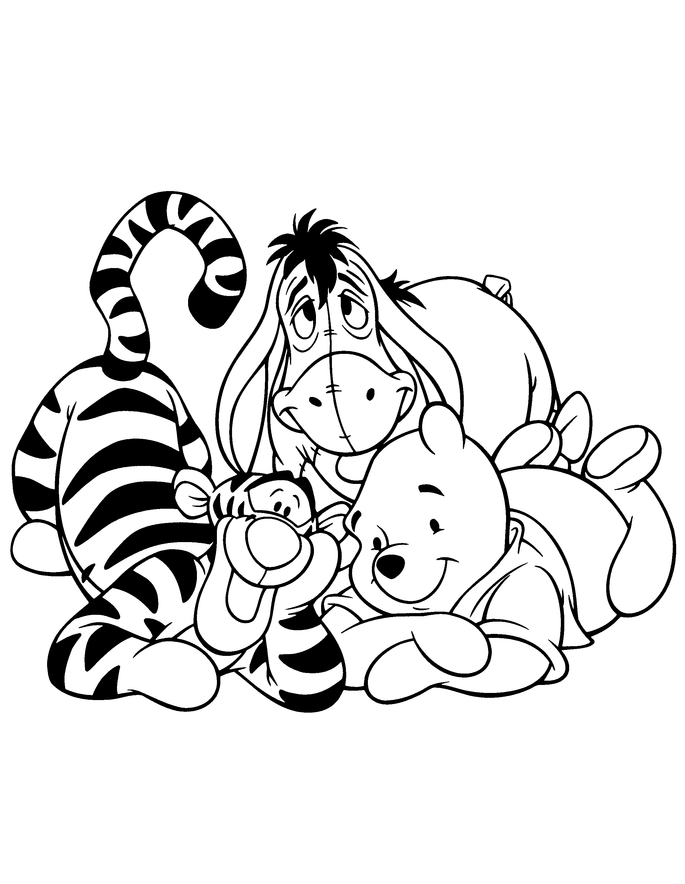  Winnie  The Pooh  Coloring Page Tv Series Coloring Page 