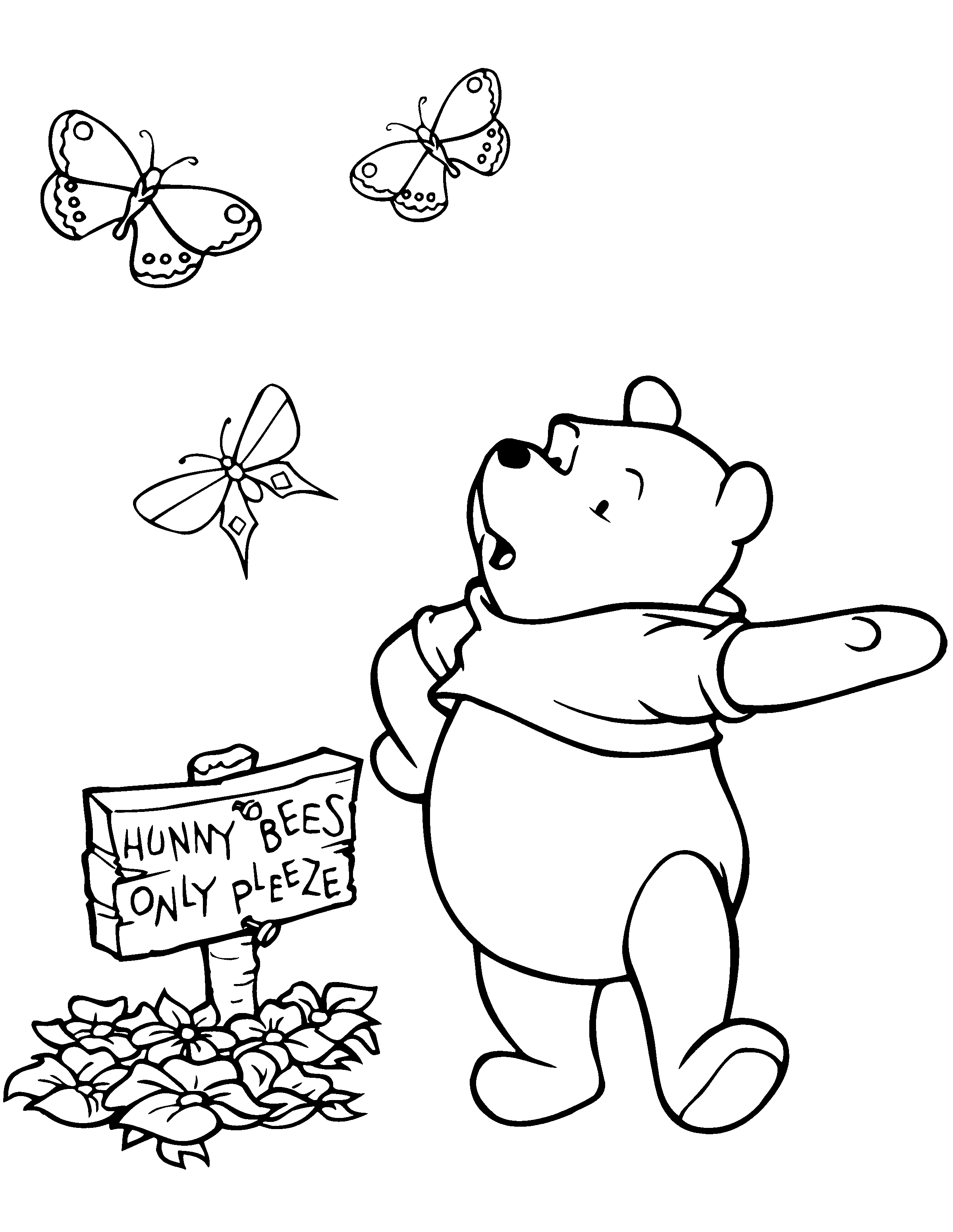 Winnie the pooh coloring pages