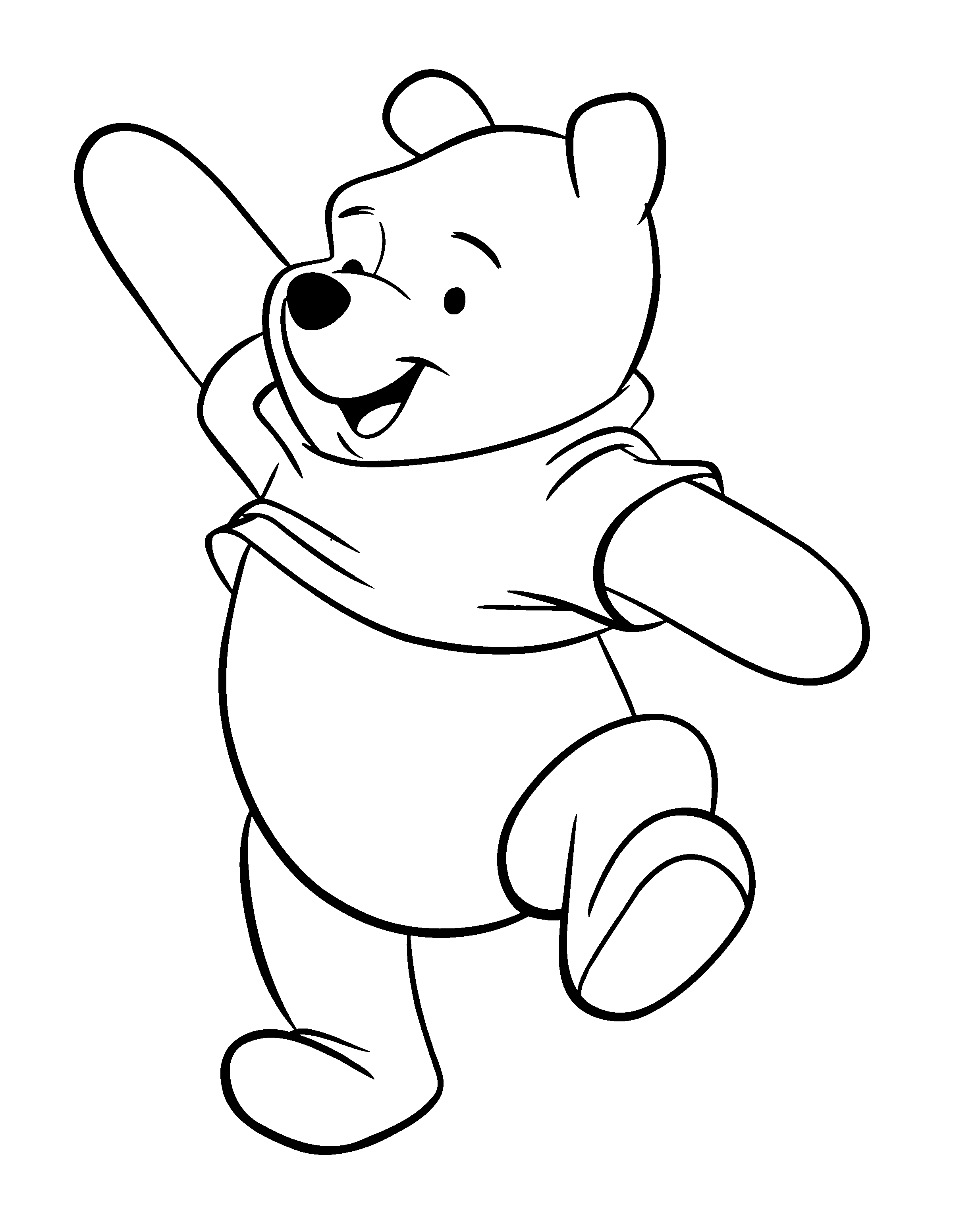 winnie the pooh coloring page tv series coloring page