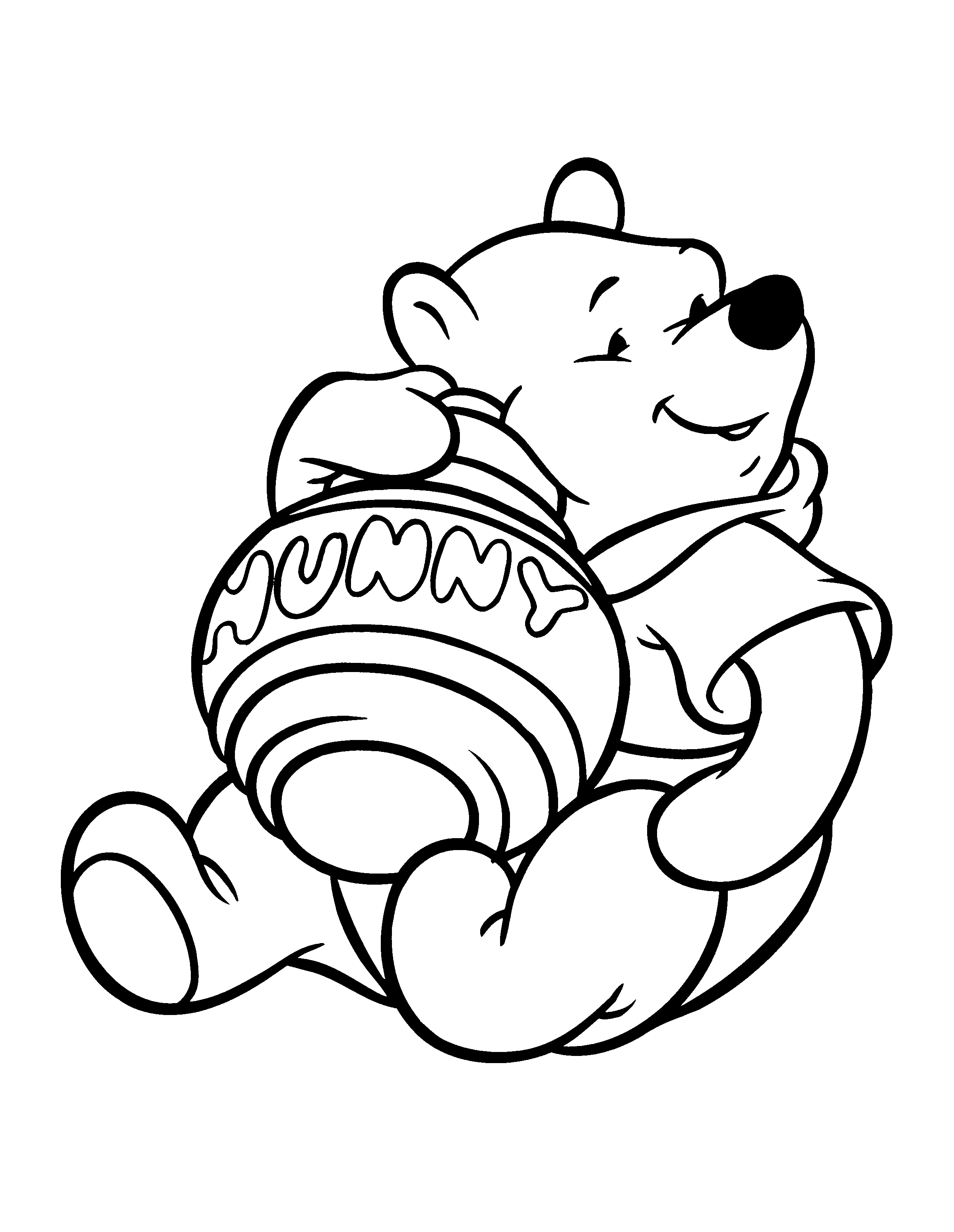 Winnie The Pooh Coloring Page Tv Series Coloring Page ...