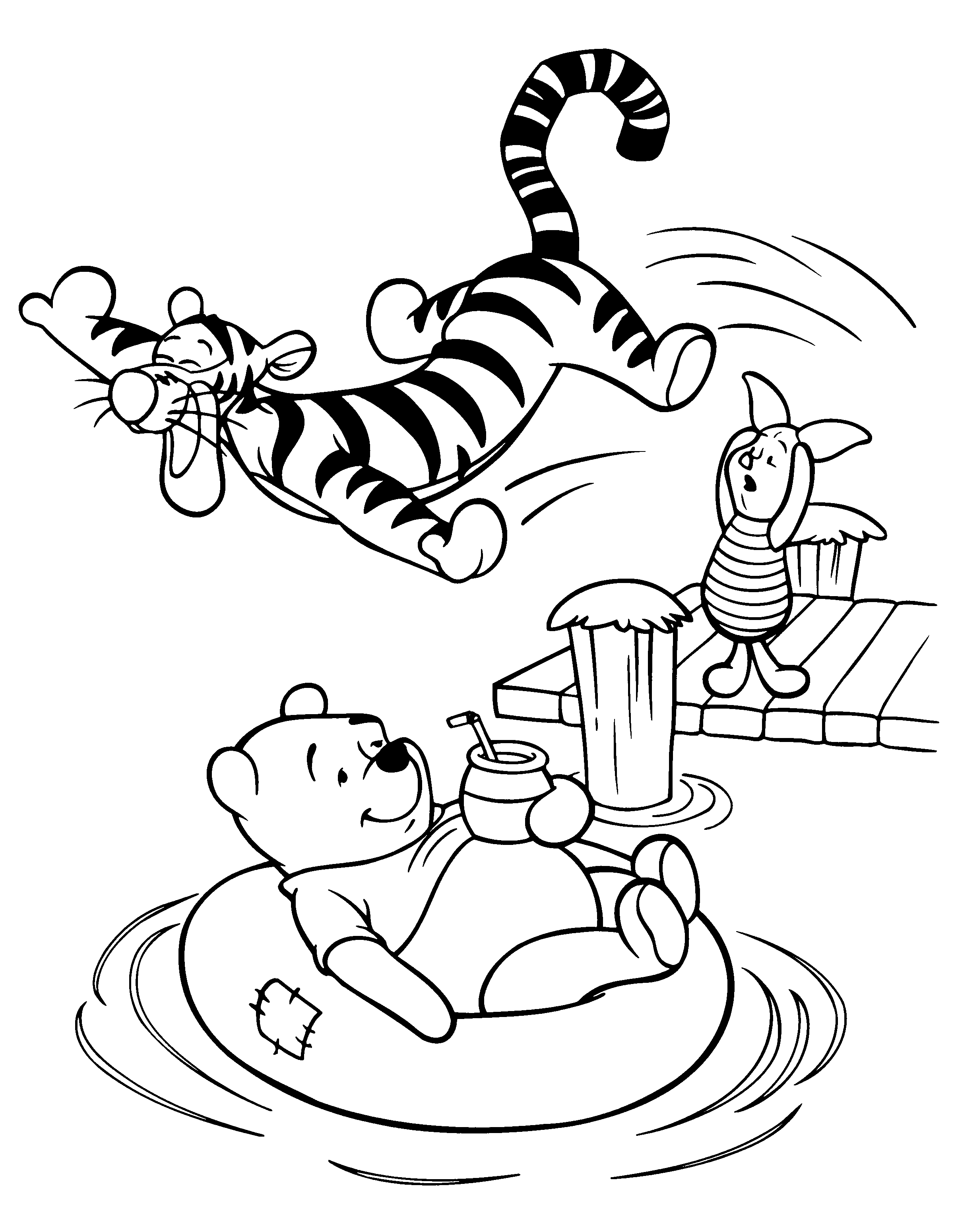 Winnie the pooh Coloring pages Tv series coloring pages