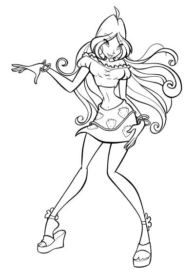 Winx coloring pages