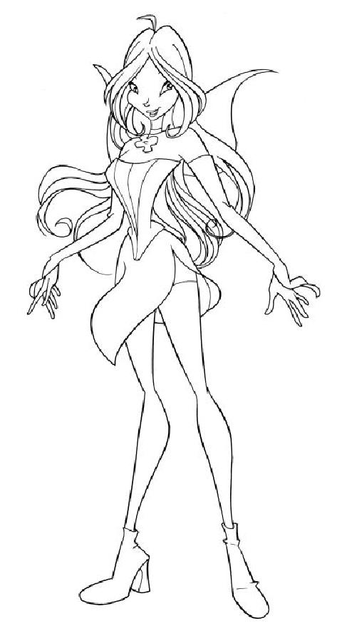 Winx coloring pages