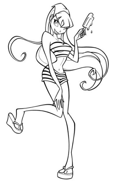 Winx coloring pages