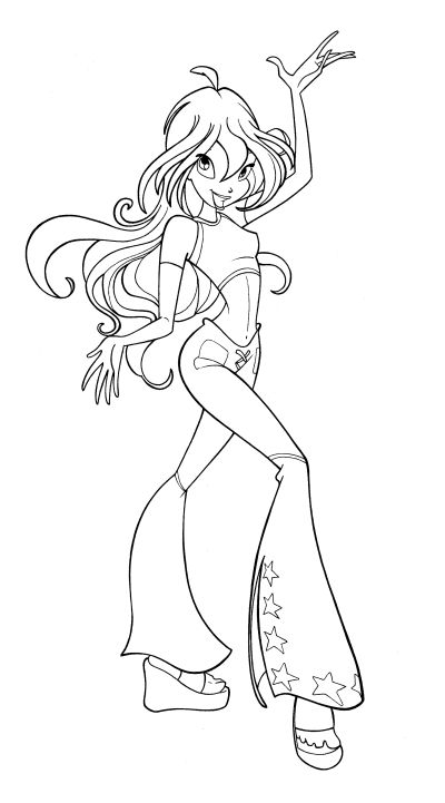 Winx coloring pages