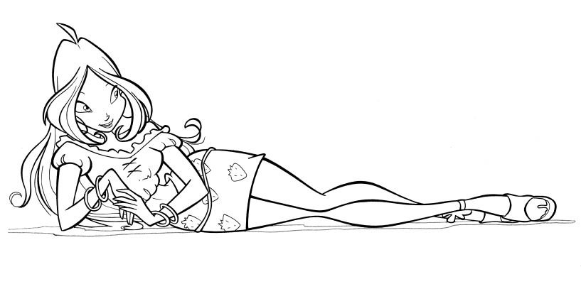Winx coloring pages