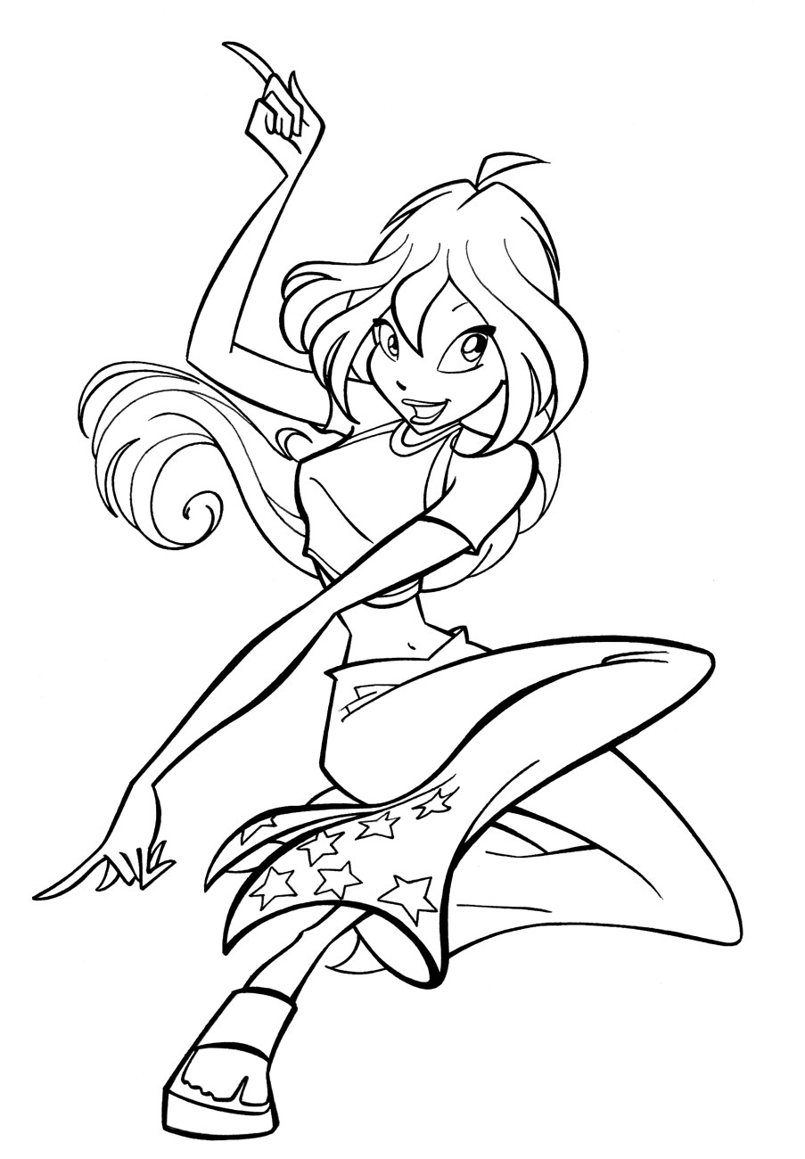 Winx coloring pages