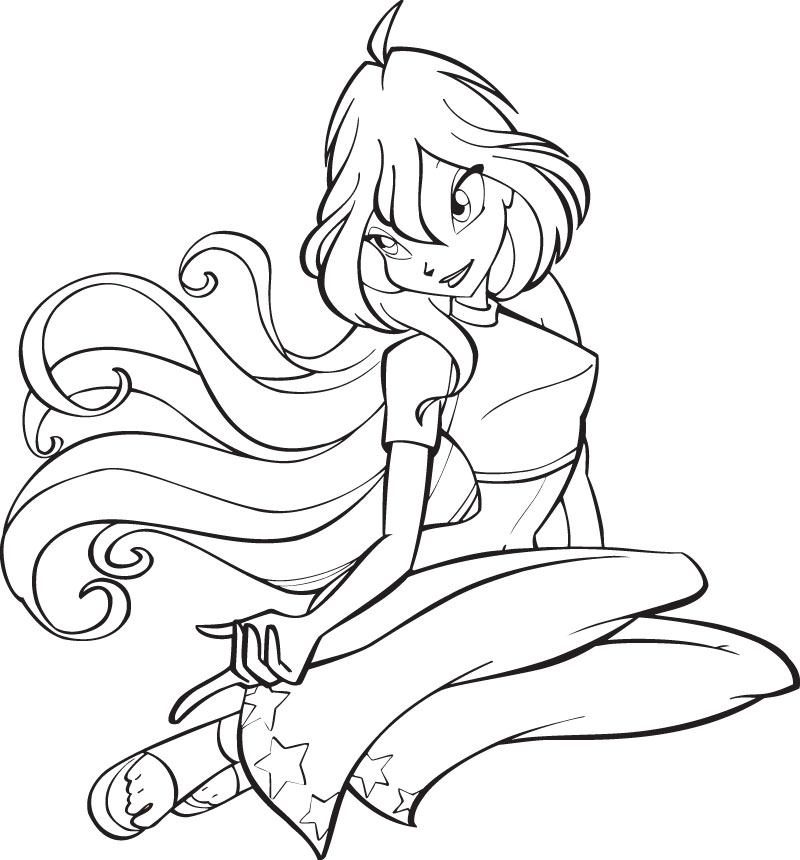 Winx coloring pages