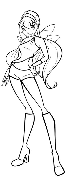 Winx coloring pages