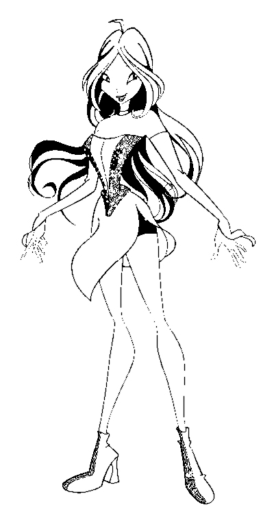 Winx coloring pages