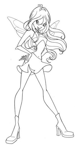 Winx coloring pages