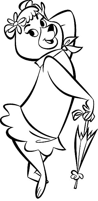 Yogi bear coloring pages