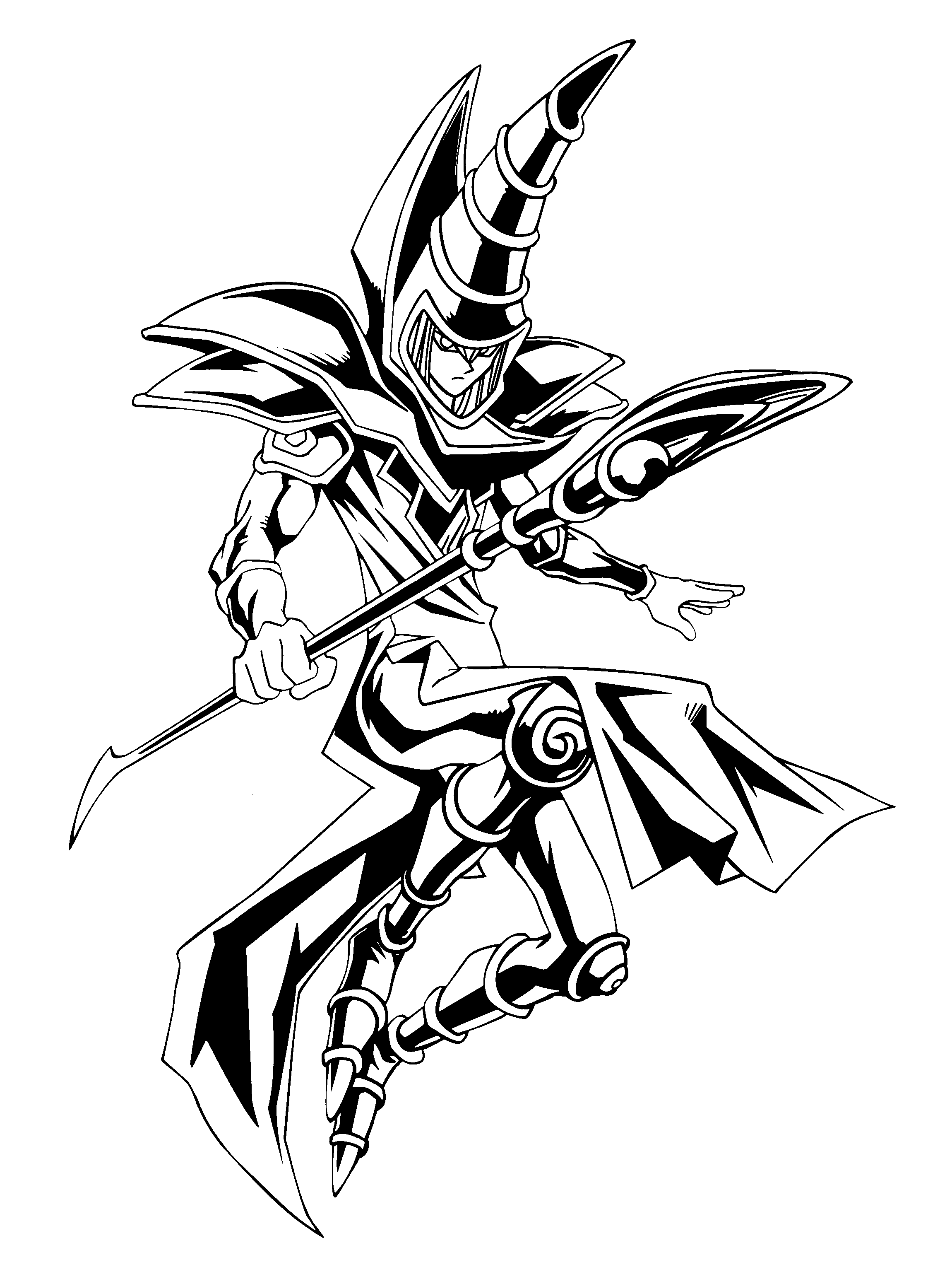 Yu gi oh coloring pages