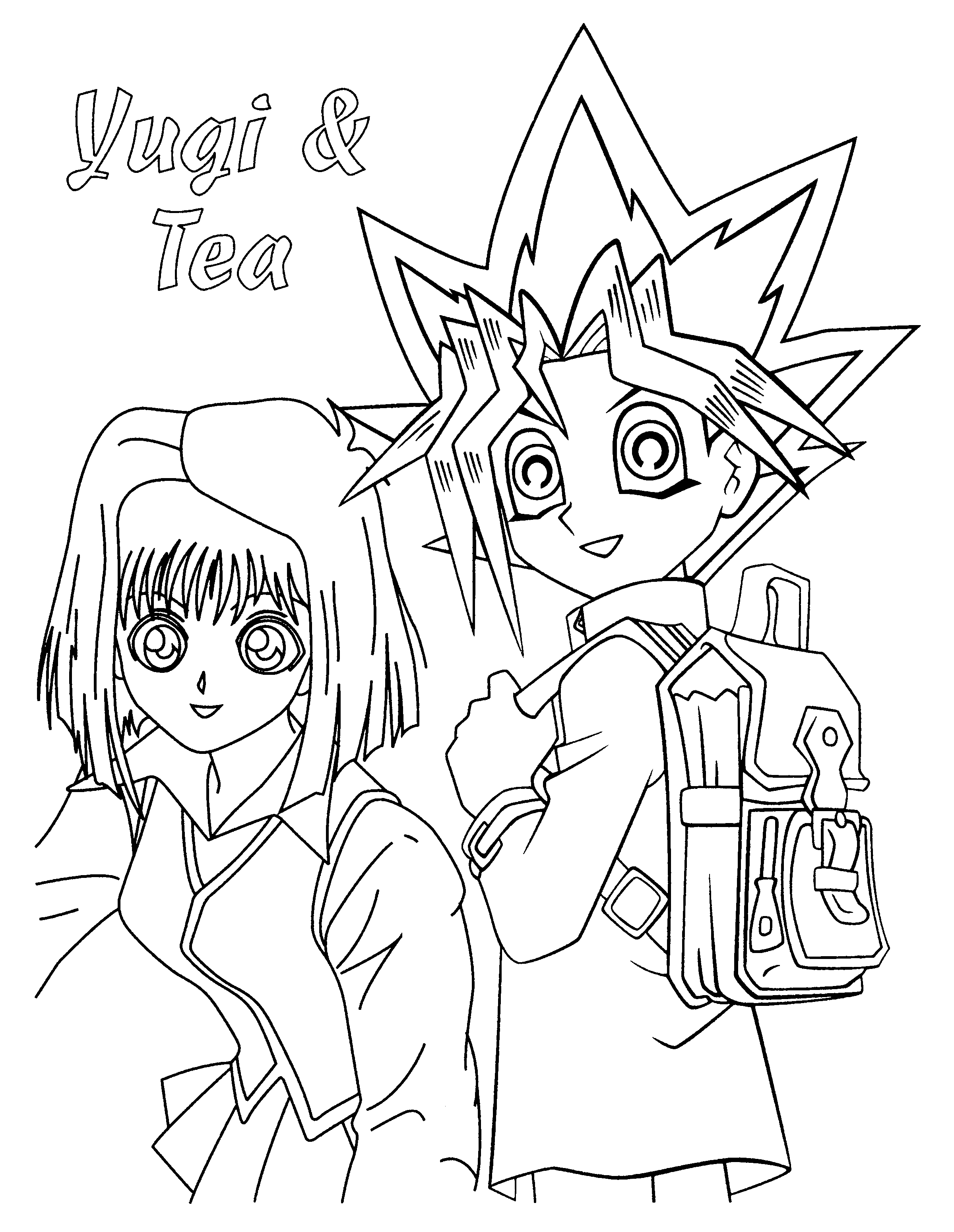 Yu gi oh coloring pages