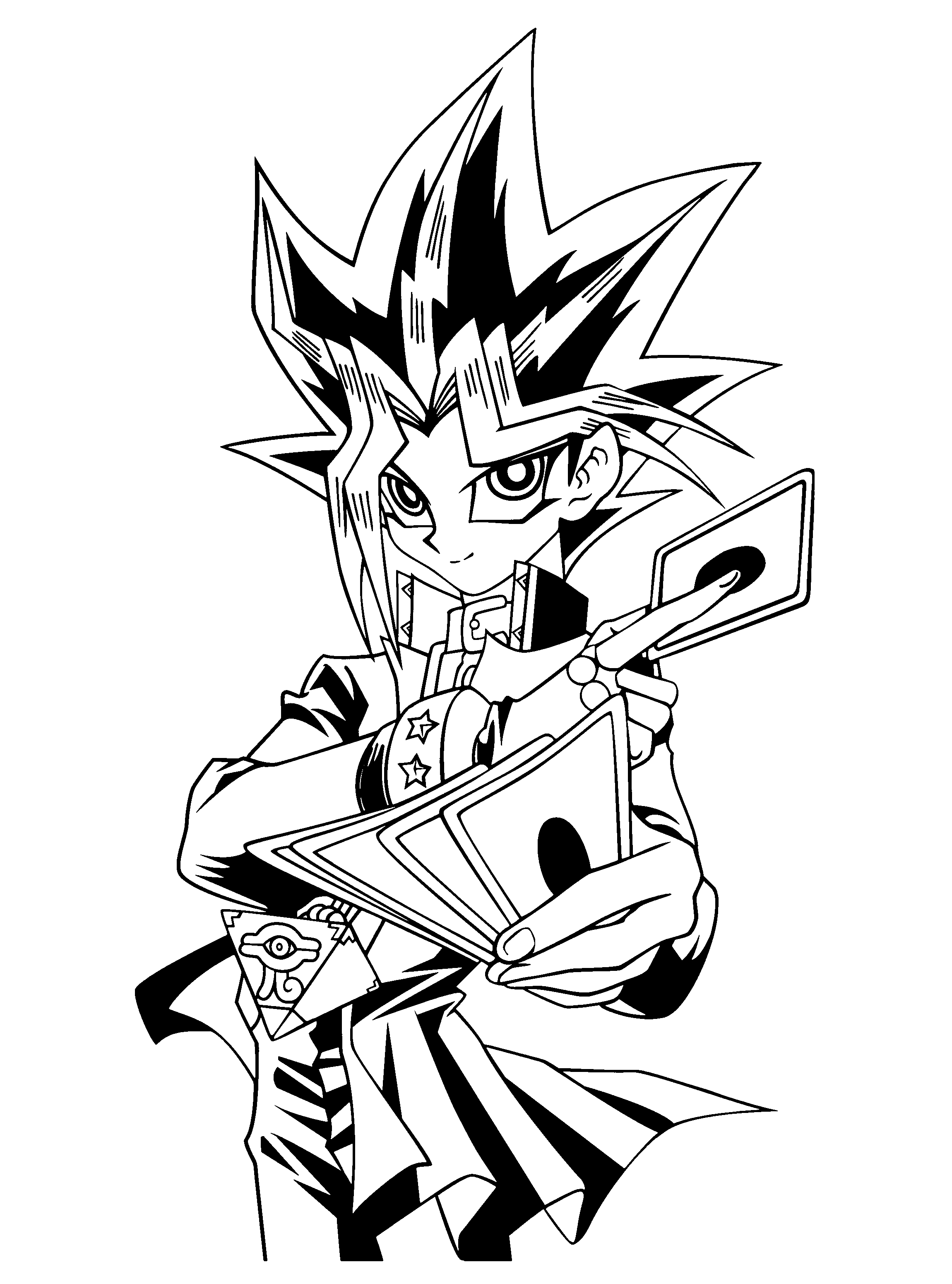 Coloring Page Yu Gi Oh Coloring Pages 11 