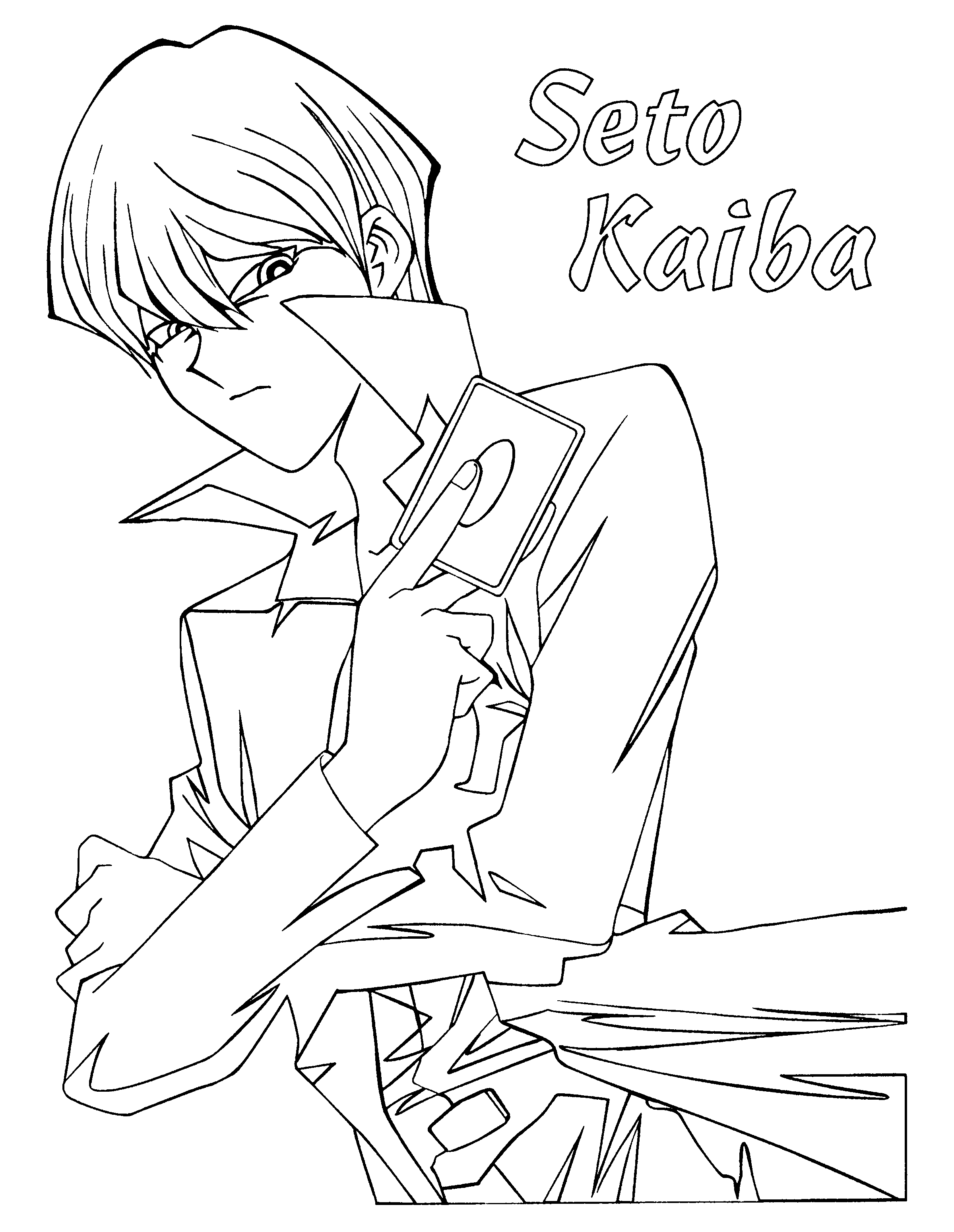 Yu gi oh coloring pages