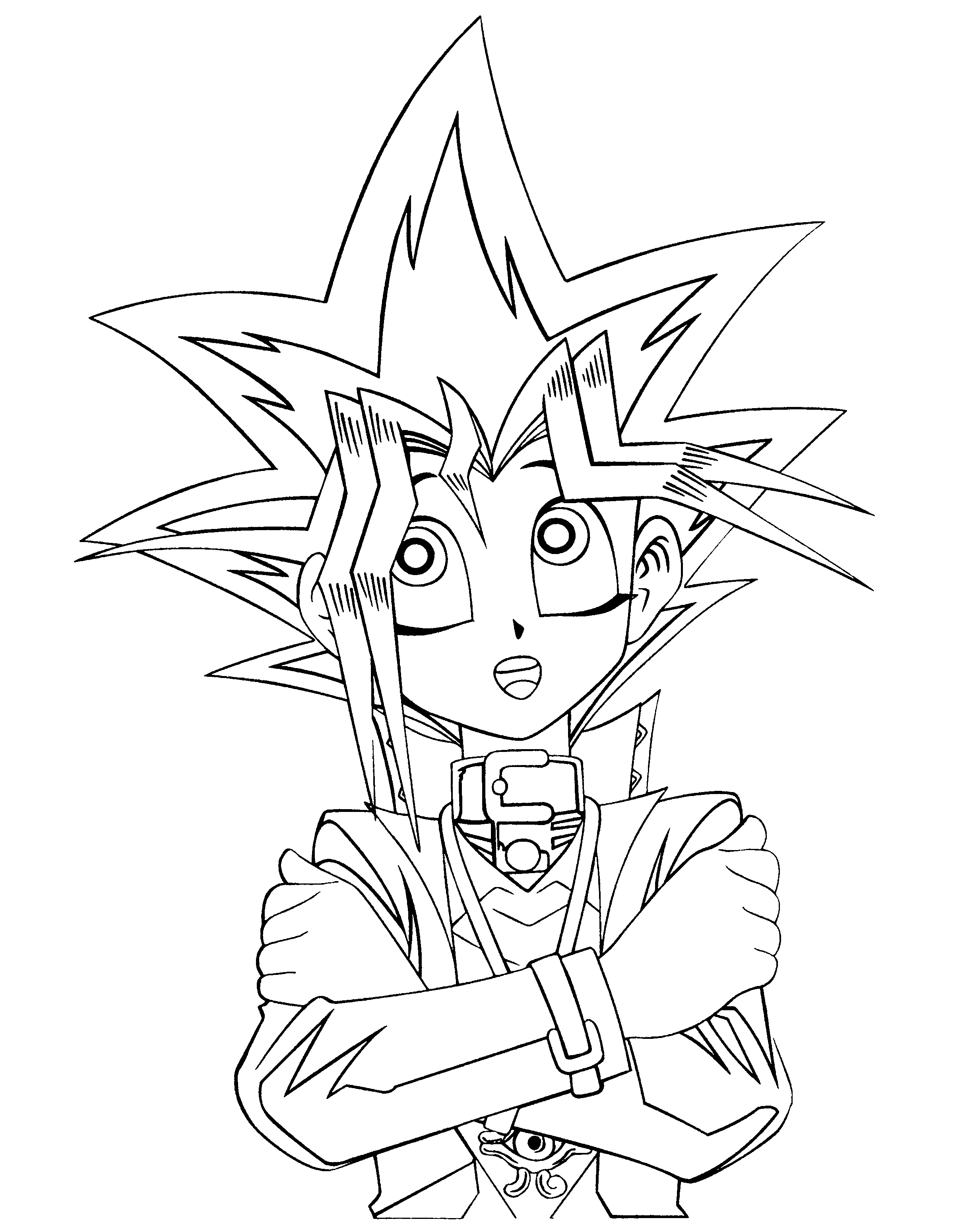 Yu gi oh coloring pages