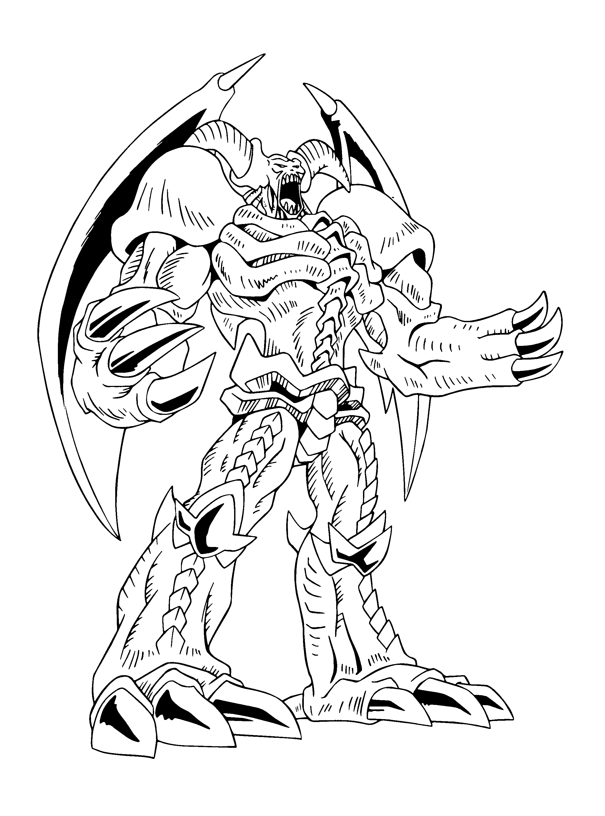 Yu gi oh coloring pages