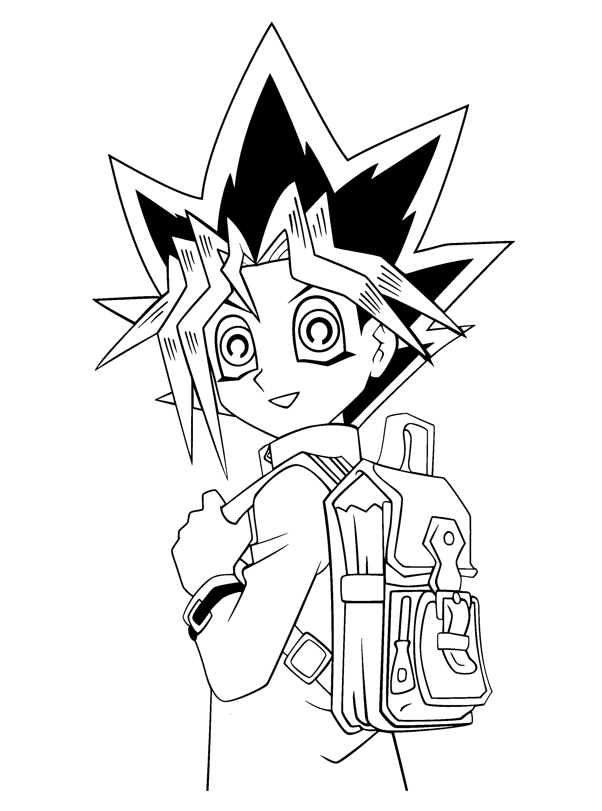 Coloring Page Yu Gi Oh Coloring Pages 17 