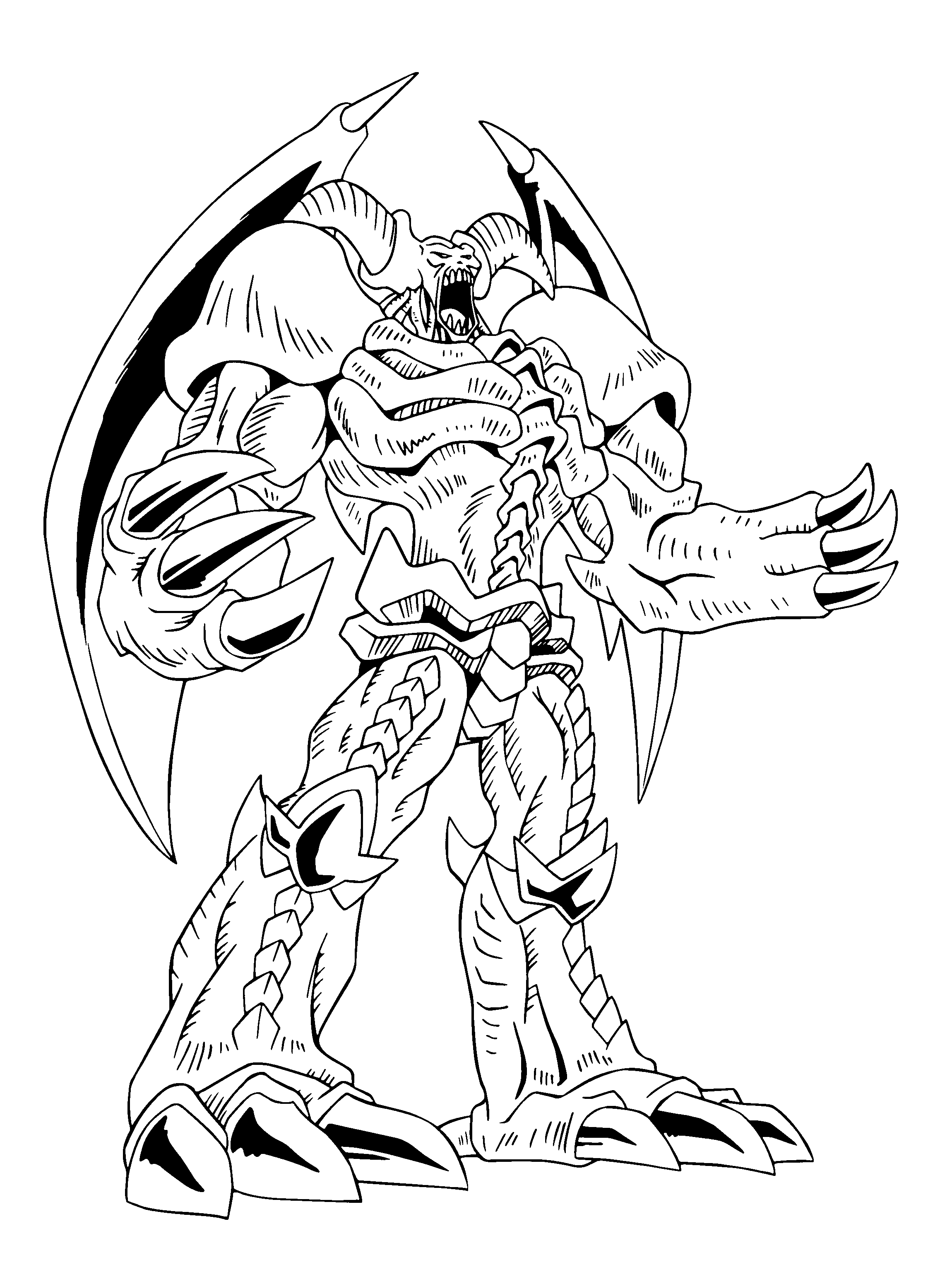 Yu gi oh coloring pages