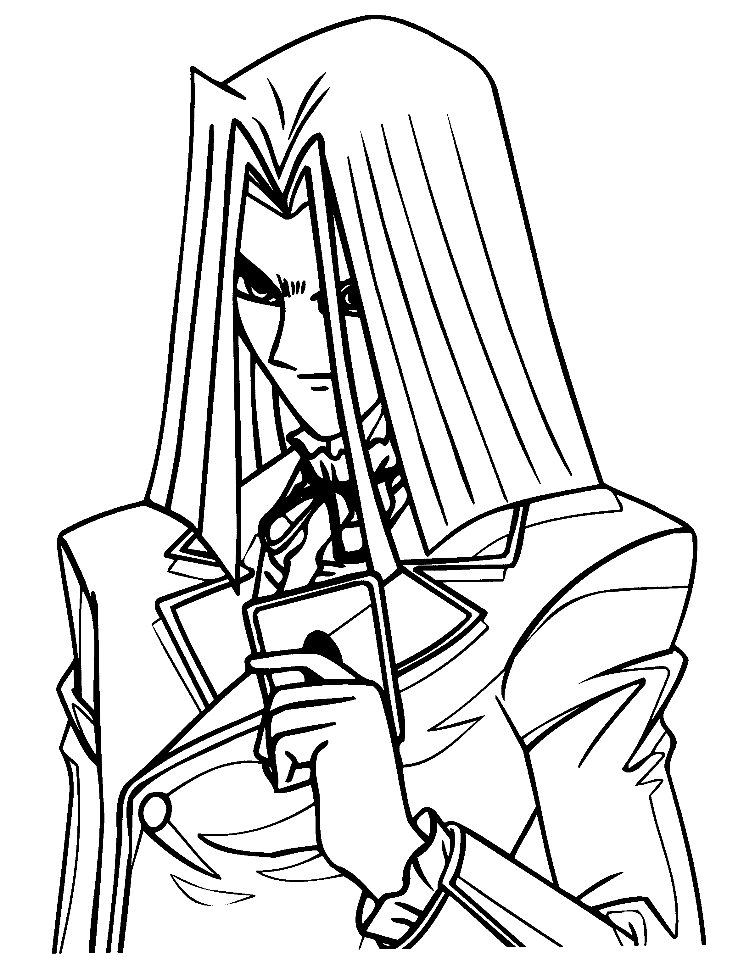 Yu gi oh coloring pages