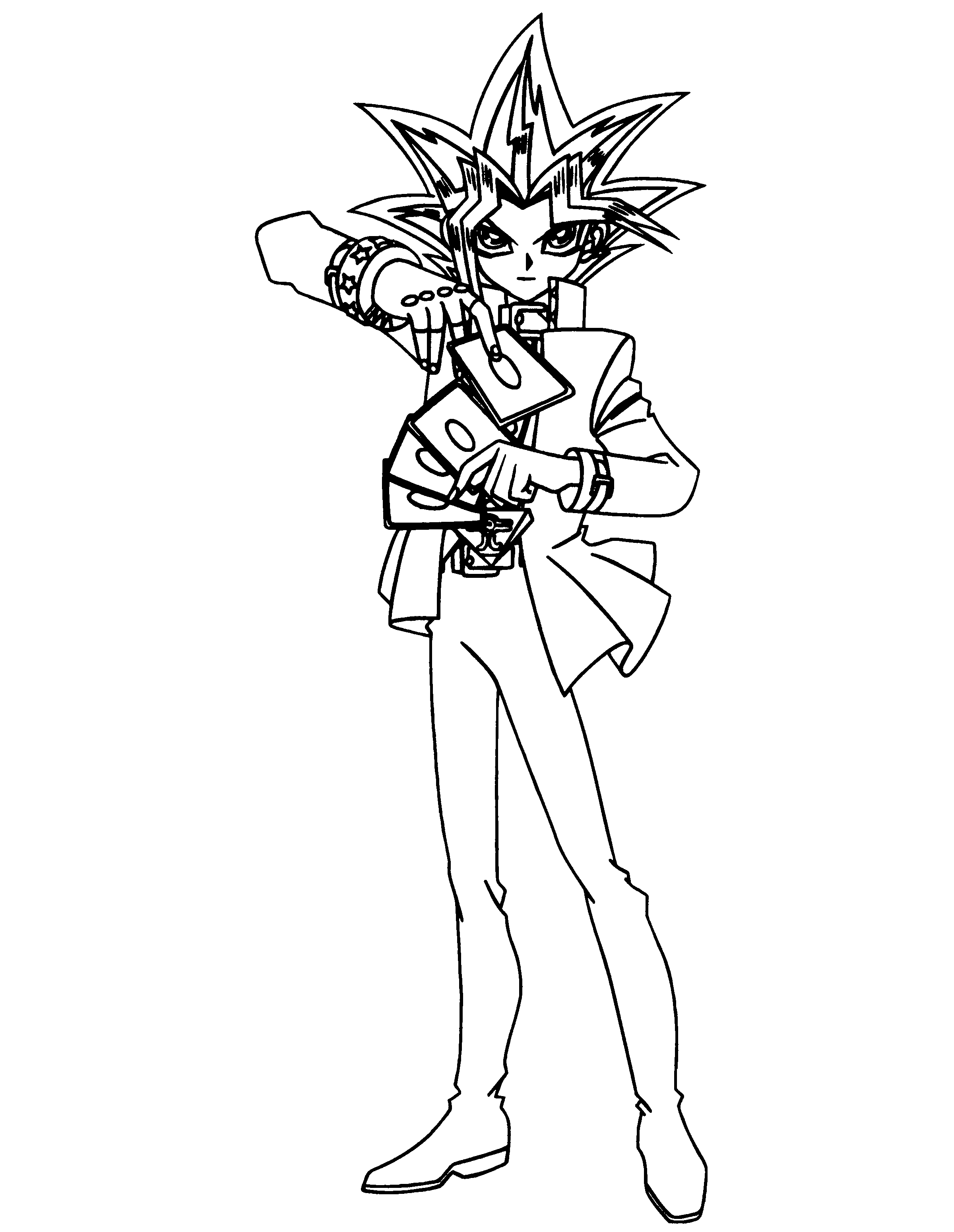 Yu gi oh coloring pages