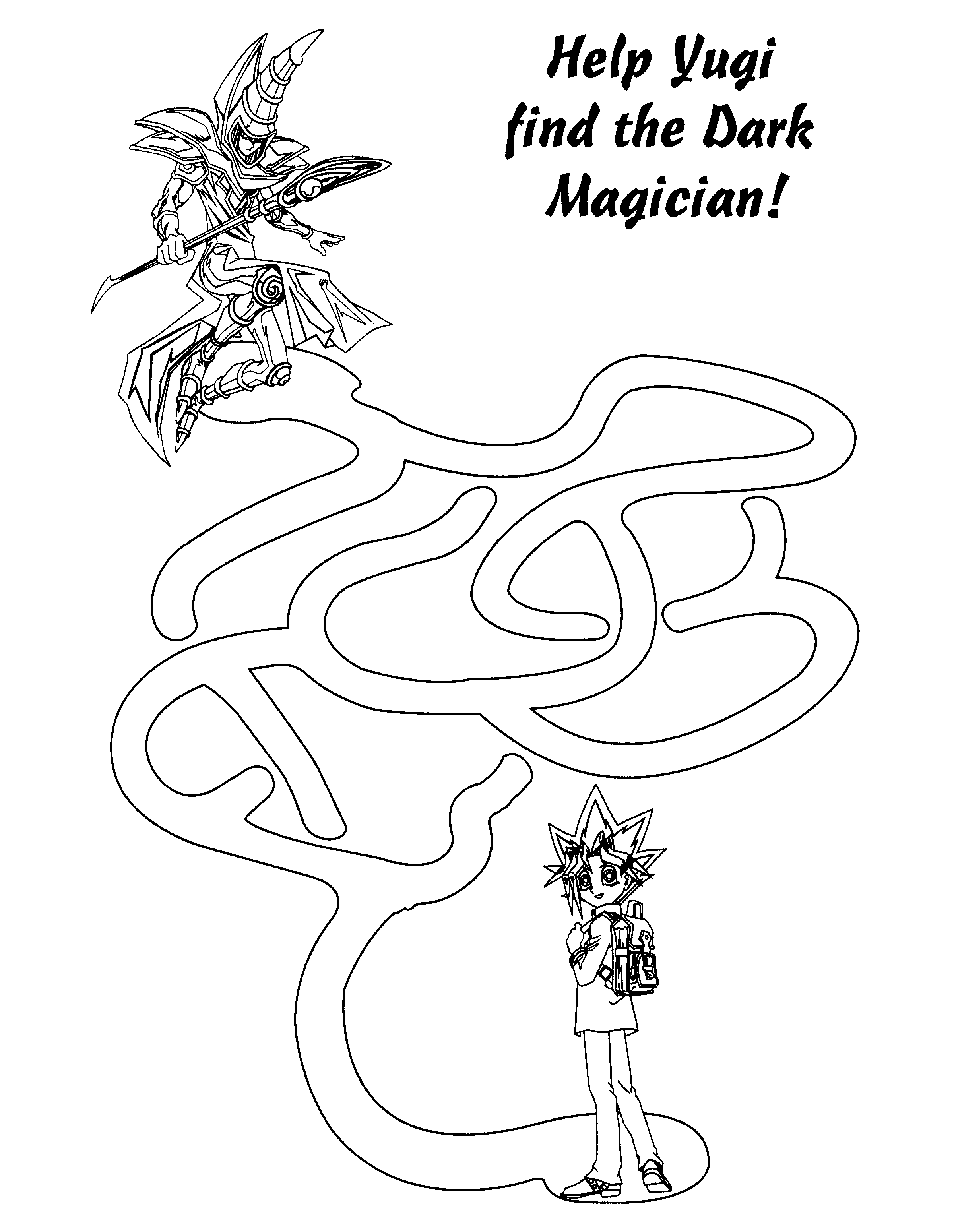 Yu gi oh coloring pages